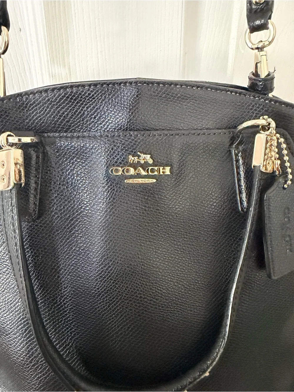 COACH Minetta Leather Crossbody Handbag F57847